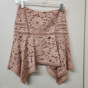 Veronica Beard Aura Lace Mini Skirt